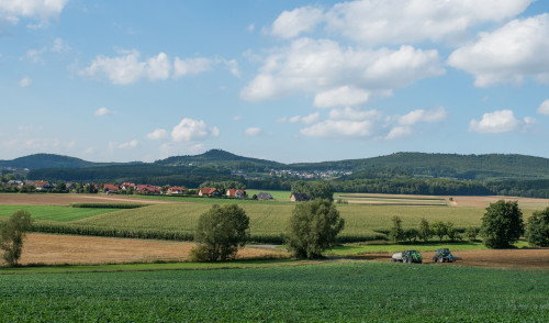 Blick auf die Langenberge bei Niedenstein