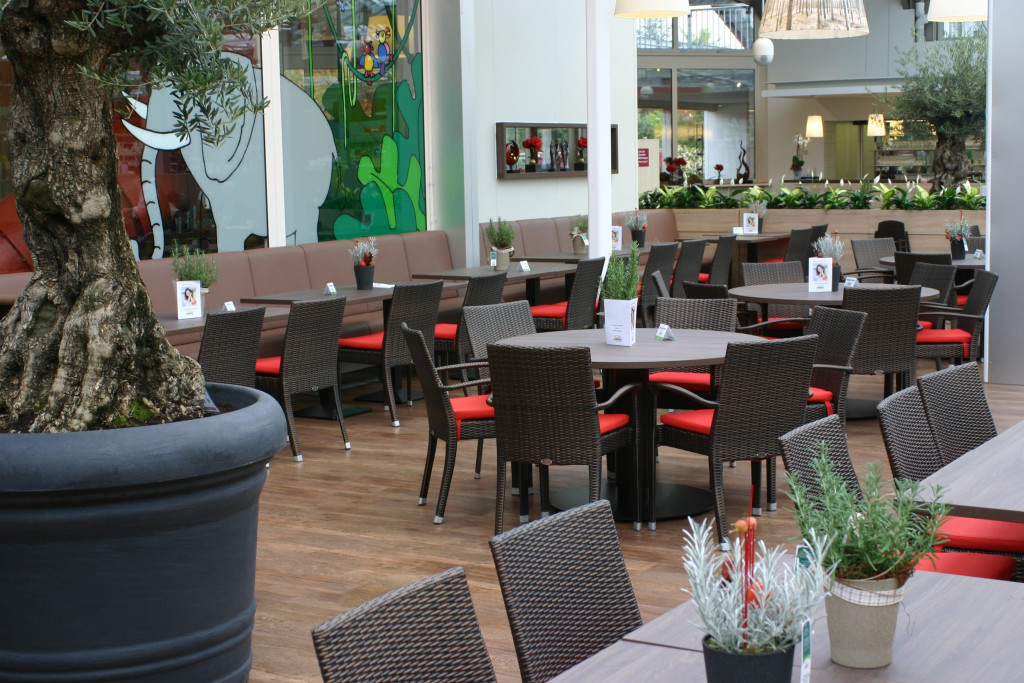 Café Sagenhaft im Pflanzencenter Mauk | Sitzbereich