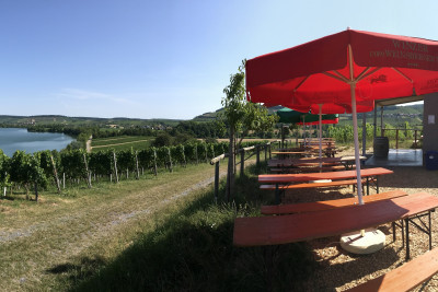 Weinausschank am Breitenauer See