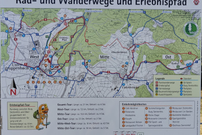 Wanderwege & Erlebnispfad Untergruppenbach | Bereich Burg Stettenfels & Lutz-Sigel-Hütte | HeilbronnerLand