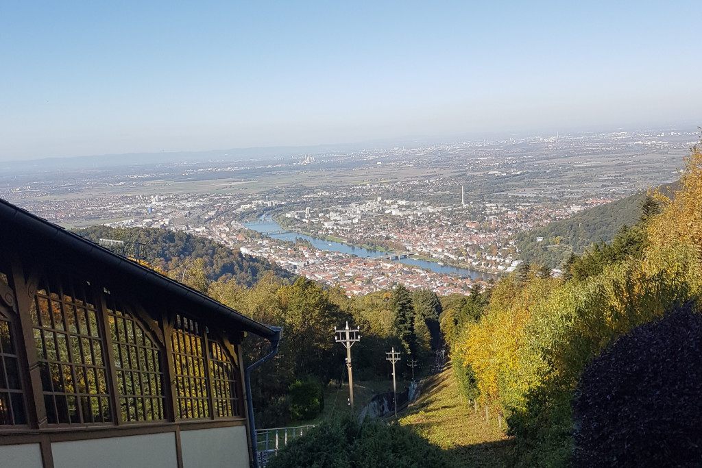 Blick vom Königstuhl / Odenwald