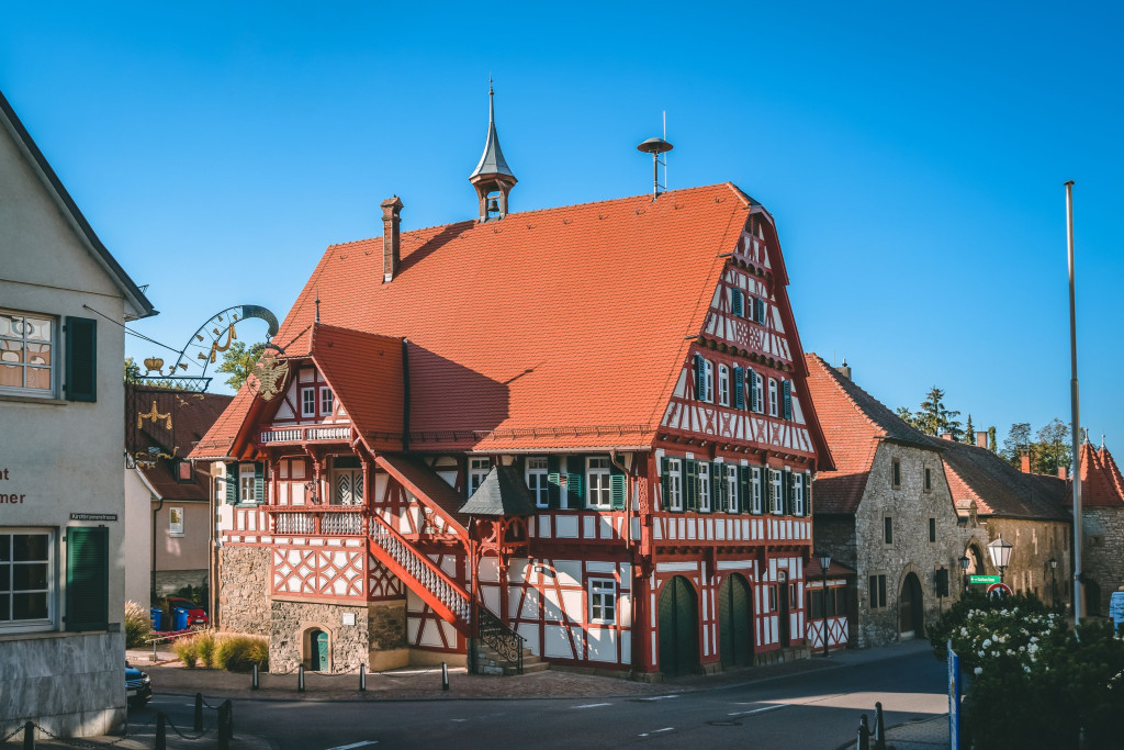 Altes Radthaus unterhalb vom Greckenschloss im historischen Kochendorf | Bad Friedrichshall | HeilbronnerLand