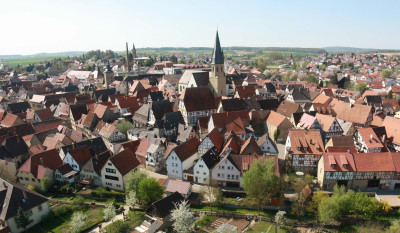 Blick auf die historische Altstadt | Fachwerkstadt Eppingen | HeilbronnerLand